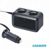 Carmate 2 Way Socket - Разветвитель прикуривателя на 2 гнезда (шнур)