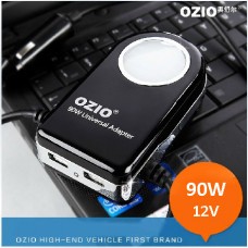 Автомобильная зарядка для ноутбука универсальная Ozio 90W