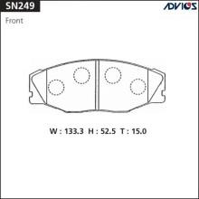 Дисковые тормозные колодки ADVICS SN249