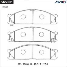 Дисковые тормозные колодки ADVICS SN536P
