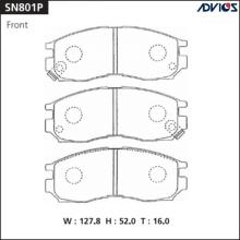 Дисковые тормозные колодки ADVICS SN801P