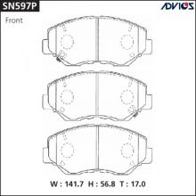 Дисковые тормозные колодки ADVICS SN597P
