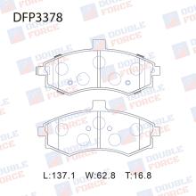 Колодки тормозные дисковые Double Force DFP3378