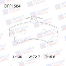 Колодки тормозные дисковые Double Force DFP1584