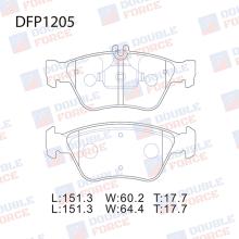 Колодки тормозные дисковые Double Force DFP1205