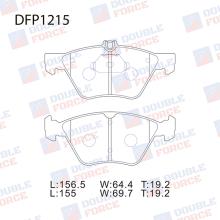 Колодки тормозные дисковые Double Force DFP1215