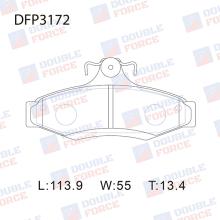 Колодки тормозные дисковые Double Force DFP3172