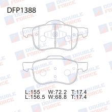 Колодки тормозные дисковые Double Force DFP1388
