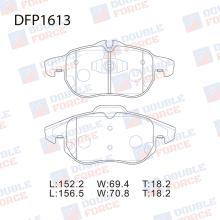 Колодки тормозные дисковые Double Force DFP1613