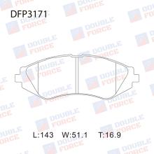 Колодки тормозные дисковые Double Force DFP3171
