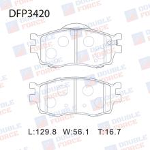 Колодки тормозные дисковые Double Force DFP3420
