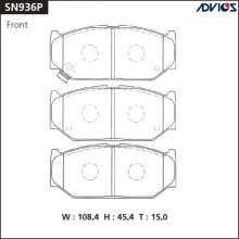 Дисковые тормозные колодки ADVICS SN936P