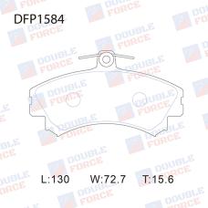 Колодки тормозные дисковые Double Force DFP1584