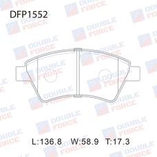 Колодки тормозные дисковые Double Force DFP1552